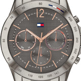  Shop Authentic Tommy Hilfiger Haven Chronograph Quartz Grey Dial Grey Steel Strap Watch For Women - 1782196 - Luxxuri