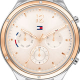  Shop Authentic Tommy Hilfiger Eve Chronograph Quartz Pink Dial Silver Steel Strap Watch For Women - 1782279 - Luxxuri