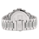  Shop Authentic Tommy Hilfiger Luca Chronograph Blue Dial Silver Steel Strap Watch For Men - 1710492 - Luxxuri