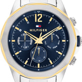  Shop Authentic Tommy Hilfiger Lars Chronograph Blue Dial Silver Steel Strap Watch For Men - 1792059 - Luxxuri