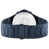 Shop Authentic Tommy Hilfiger Justin Chronograph Blue Dial Blue Steel Strap Watch For Men - 1792058 - Luxxuri