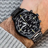  Shop Authentic Citizen Sports Eco Drive Black Dial Black Steel Strap Watch For Men - CA0695-84E - Luxxuri