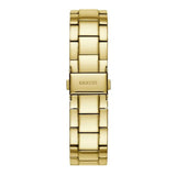  Shop Authentic Guess Solar Chronograph Diamonds White Dial Gold Steel Strap Watch for Women - W1069L2 - Luxxuri