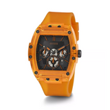  Shop Authentic Guess Phoenix Multifunction Black Dial Orange Rubber Strap Watch For Men - GW0203G10 - Luxxuri