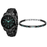  Shop Authentic Maserati Aqua Edition Quartz Precision Chronograph Black Dial Watch For Men - R8873644003 - Luxxuri