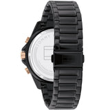  Shop Authentic Tommy Hilfiger Aiden Chronograph Black Dial Black Steel Strap Watch For Men - 1791858 - Luxxuri