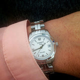  Shop Authentic Tissot T Classic PR100 Watch Ladies White Dial Stainless Steel For Women - T049.210.11.017.00 - Luxxuri