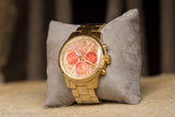  Shop Authentic Guess Mini Sunrise Quartz Analog Orange Dial Gold Steel Strap Watch For Women - W0448L7 - Luxxuri