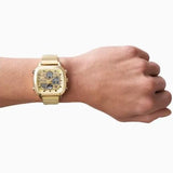  Shop Authentic Fossil Retro Digital Gold Dial Gold Steel Strap Watch for Men - FS5843 - Luxxuri