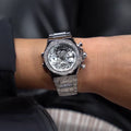  Shop Authentic Guess Fusion Chronograph Crystals Silver Dial Silver Steel Strap Watch For Women - GW0552L1 - Luxxuri