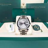  Shop Authentic Rolex Datejust 41 Oyster Grey Dial Silver Oystersteel Bracelet Watch for Men - M126300-0008 - Luxxuri