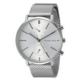  Shop Authentic Michael Kors Jaryn Silver Dial Silver Mesh Bracelet Watch for Men - MK8541 - Luxxuri