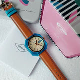  Shop Authentic Fossil Candy White Dial Brown Leather Strap Watch for Men - ES3536 - Luxxuri