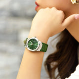  Shop Authentic Salvatore Ferragamo F-80 Classic Green Dial Green Leather Strap Watch for Men - SFDT00119 - Luxxuri