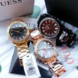  Shop Authentic Guess Sparkler Diamonds Black Dial Black Steel Strap Watch for Women - GW0111L4 - Luxxuri