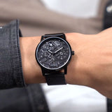 Shop Authentic Guess Gadget Black Dial Black Mesh Bracelet Watch for Men - GW0538G3 - Luxxuri