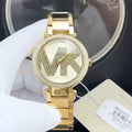  Shop Authentic Michael Kors Parker Pave Gold Dial Gold Steel Strap Watch for Women - MK6659 - Luxxuri