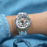  Shop Authentic Guess Glitz Pride Limited Edition White Dial White Rubber Strap Watch for Women - GW0407L4 - Luxxuri