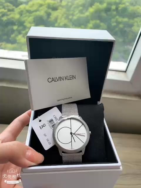 Shop Authentic Calvin Klein Minimal White Dial Silver Mesh Bracelet Watch for Women - K3M5215X - Luxxuri