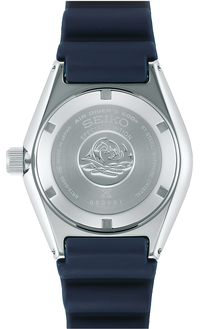 Seiko Prospex PADI Special Edition Divers 200M Blue Dial Blue Rubber Strap Watch For Men - SPB071J1
