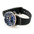  Shop Authentic Seiko 5 Sports Automatic Blue Dial Black NATO Strap Watch for Men - SBSA098 - Luxxuri
