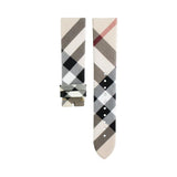 Shop Authentic Burberry The City Nova White Dial Checked Brown Leather Strap Watch for Men - BU9357 - Luxxuri