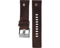 Diesel Little Daddy SBA Small Sized Grey Dial Brown Leather Strap Watch For Men - DZ7258