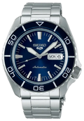  Shop Authentic Seiko 5 Sports Automatic Blue Dial Silver Steel Strap Watch for Men - SRPK97K1 - Luxxuri