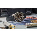 Seiko Prospex 1965 Diver's Modern Re-Interpretation Automatic Brown Dial Black Rubber Strap Watch For Men - SPB147J1
