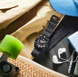  Shop Authentic Seiko 5 Sports Automatic Blue Dial Black NATO Strap Watch for Men - SBSA098 - Luxxuri