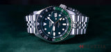  Shop Authentic Seiko 5 Sports SKX GMT Automatic Green Dial Silver Steel Strap Watch For Men - SSK035K1 - Luxxuri