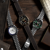  Shop Authentic Seiko 5 Sports SKX GMT Automatic Green Dial Silver Steel Strap Watch For Men - SSK035K1 - Luxxuri