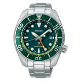  Shop Authentic Seiko Prospex GMT Divers Automatic Marine Green Dial Silver Steel Strap Watch For Men - SPB381J1 - Luxxuri