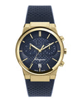  Shop Authentic Salvatore Ferragamo Sapphire Chrono Blue Dial Blue Silicone Strap Watch for Men - SFME00221 - Luxxuri