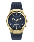  Shop Authentic Salvatore Ferragamo Sapphire Chrono Blue Dial Blue Silicone Strap Watch for Men - SFME00221 - Luxxuri