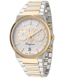  Shop Authentic Salvatore Ferragamo F-80 Classic White Dial Two Tone Steel Strap Watch for Men - SFME00821 - Luxxuri