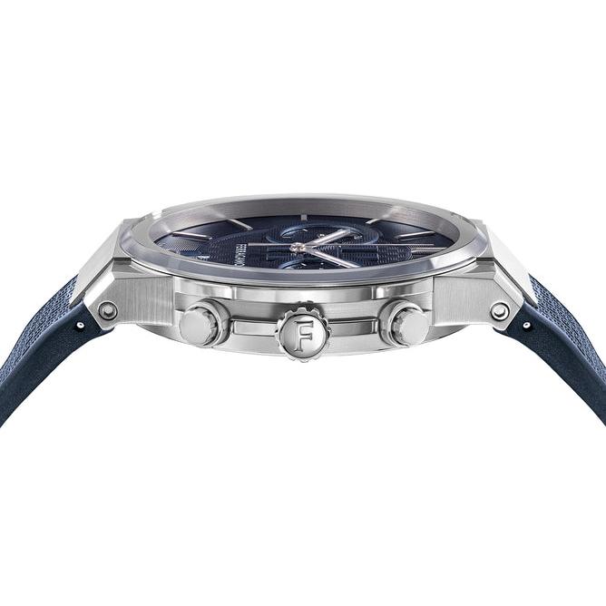  Shop Authentic Salvatore Ferragamo Sapphire Chrono Blue Dial Blue Rubber Strap Watch for Men - SFME00923 - Luxxuri
