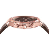  Shop Authentic Salvatore Ferragamo Sapphire Chrono Brown Dial Brown Rubber Strap Watch for Men - SFME01023 - Luxxuri