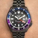  Shop Authentic Seiko Automatic SKX GMT Yuto Horigome Limited Edition Black Dial Black Steel Strap Watch For Men - SSK027K1 - Luxxuri