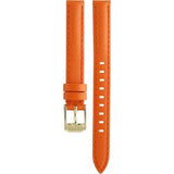  Shop Authentic Michael Kors Runway Quartz Gold Dial Orange Leather Strap Watch For Women - MK2275 - Luxxuri