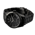 Seiko Presage Sharp Edged Series Black Dial Black Steel Strap Watch For Men - SPB229J1