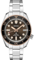 Seiko Prospex Sea Diver Automatic Brown Dial Silver Steel Strap Watch For Men - SPB240J1