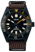Seiko Prospex Black Series 1965 Limited Edition Black Dial Brown NATO Strap Watch For Men - SPB253J1
