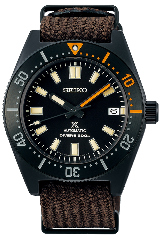  Shop Authentic Seiko Prospex Black Series 1965 Limited Edition Black Dial Brown NATO Strap Watch For Men - SPB253J1 - Luxxuri