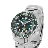  Shop Authentic Seiko Prospex GMT Divers Automatic Marine Green Dial Silver Steel Strap Watch For Men - SPB381J1 - Luxxuri