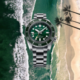  Shop Authentic Seiko Prospex GMT Divers Automatic Marine Green Dial Silver Steel Strap Watch For Men - SPB381J1 - Luxxuri
