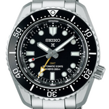  Shop Authentic Seiko Prosprex Dark Depths GMT Automatic Black Dial Silver Steel Strap Watch For Men - SPB383J1 - Luxxuri