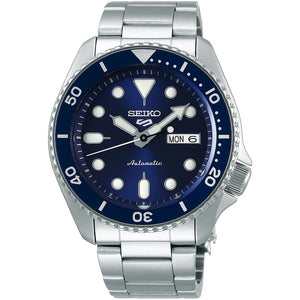  Shop Authentic Seiko 5 Sports Automatic Analog Blue Dial Silver Steel Strap Watch For Men - SRPD51K1 - Luxxuri