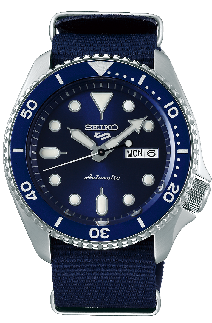  Shop Authentic Seiko 5 Sports Automatic SKX Blue Dial Blue NATO Strap Watch For Men - SRPD51K2 - Luxxuri