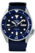  Shop Authentic Seiko 5 Sports Automatic SKX Blue Dial Blue NATO Strap Watch For Men - SRPD51K2 - Luxxuri